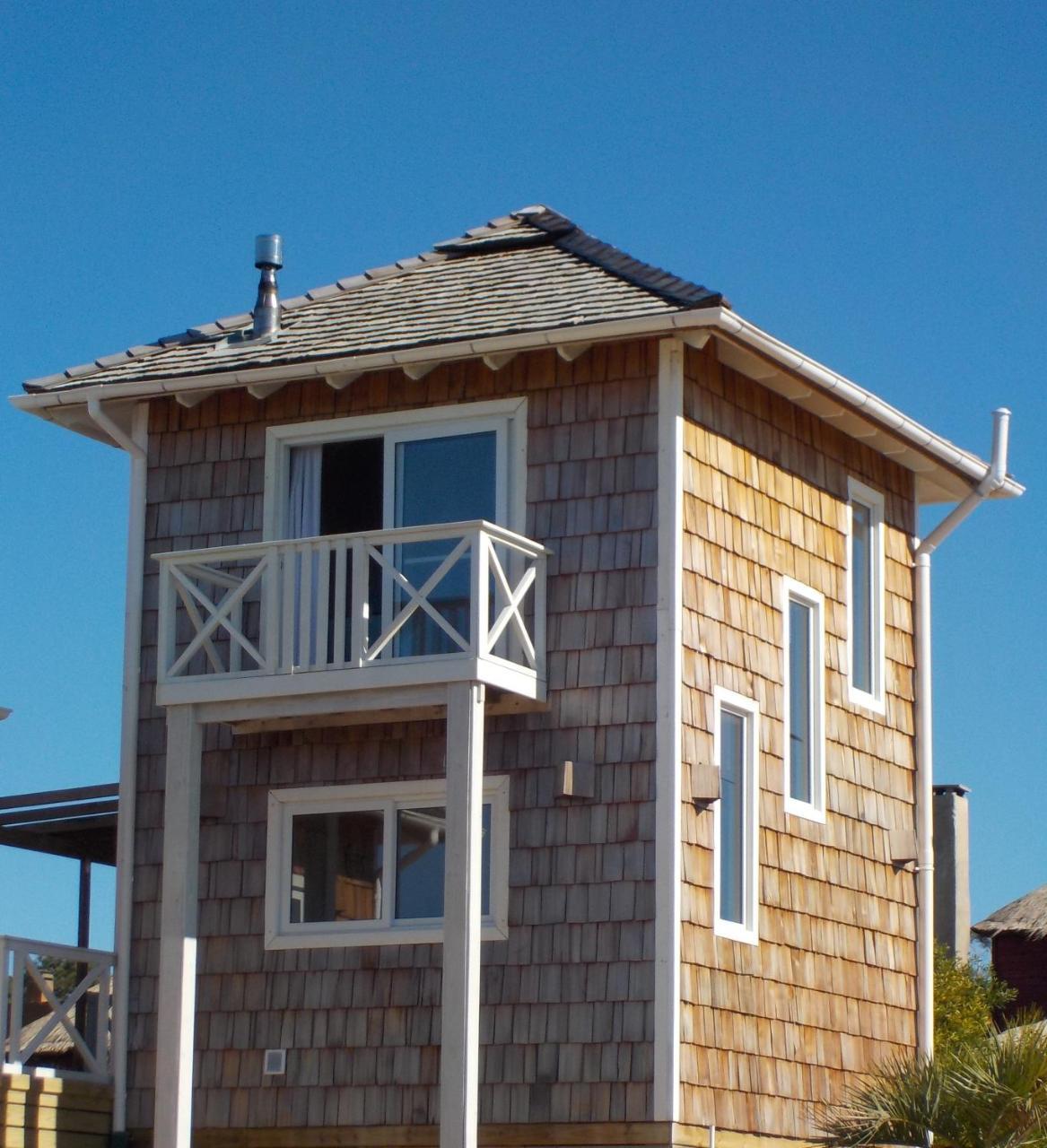 Las Escamadas Ecocottage プンタ・デル・ディアブロ エクステリア 写真
