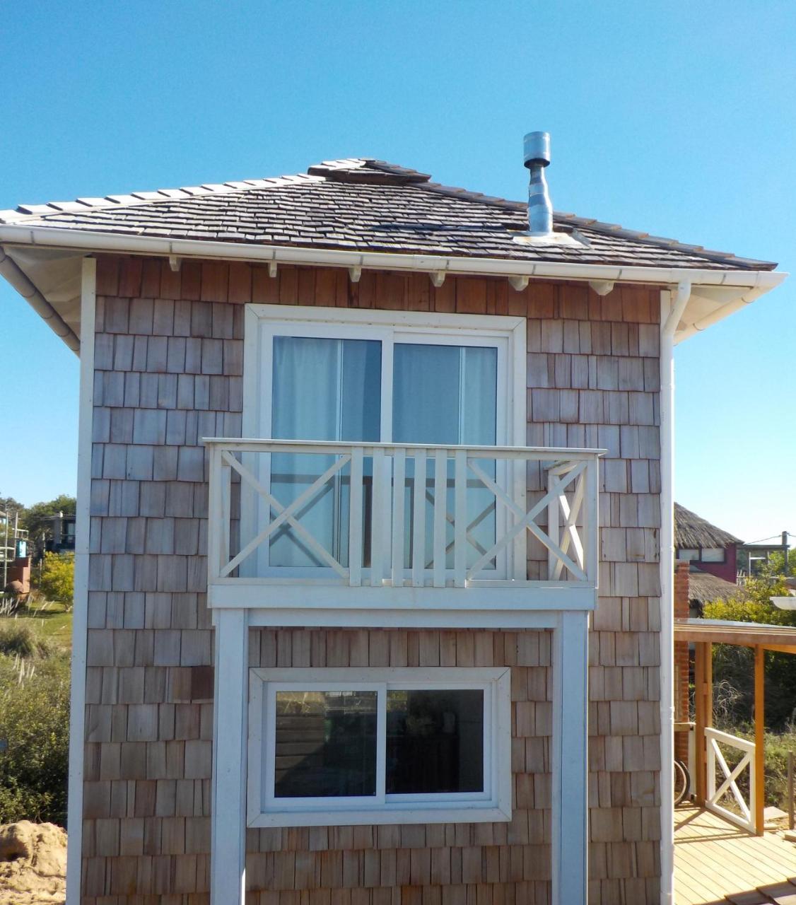 Las Escamadas Ecocottage プンタ・デル・ディアブロ エクステリア 写真
